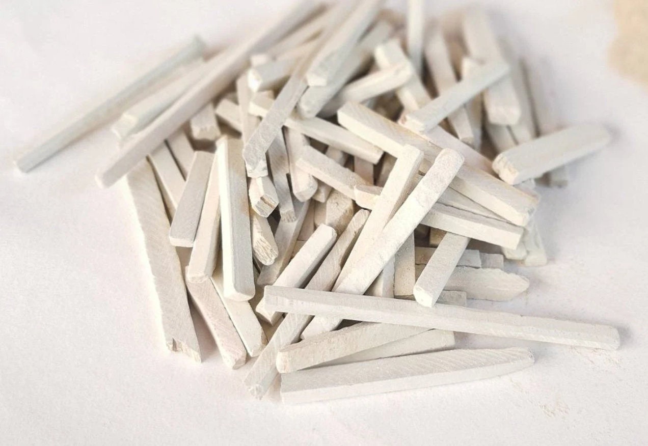 Slate Pencils White Color Natural Found Stone THIN 4 to 5 Mm Thickness 100  Gm / 200 Gm / 300 Gm / 400 Gm / 500 Gm /1000 Gram Free Shipping 