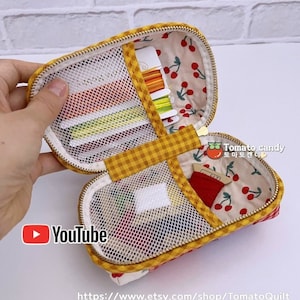 No.188 Small hand pouch PDF patterns only hand sewing  (Youtube tutorial)