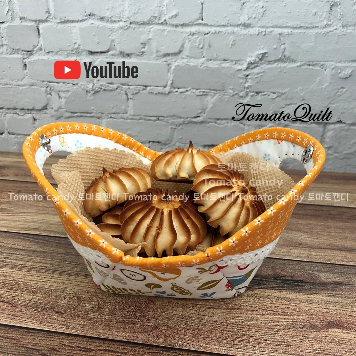 Quilt Cookie Basketbowl PDF Pattern Only youtube Tutorial Etsy Australia