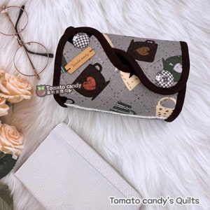 No.205 Thread storage pouch pattern. Hand Sewing Pattern Only, YouTube Tutorial, No Written Instructions, Instant Download PDF.