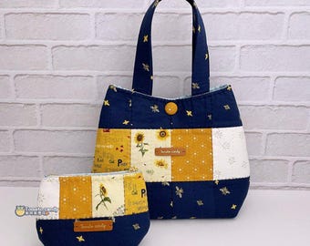 Nr.260 Patchwork Tasche & Beutel, PDF Nähanleitung, Handnähen, YouTube-Tutorial, keine schriftlichen Anleitungen
