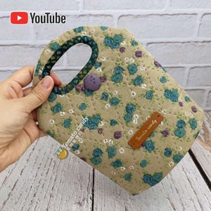 Nr.187 Staand etui voor cadeauverpakking. Alleen handnaaipatroon, YouTube-tutorial, geen schriftelijke instructies, pdf direct te downloaden.