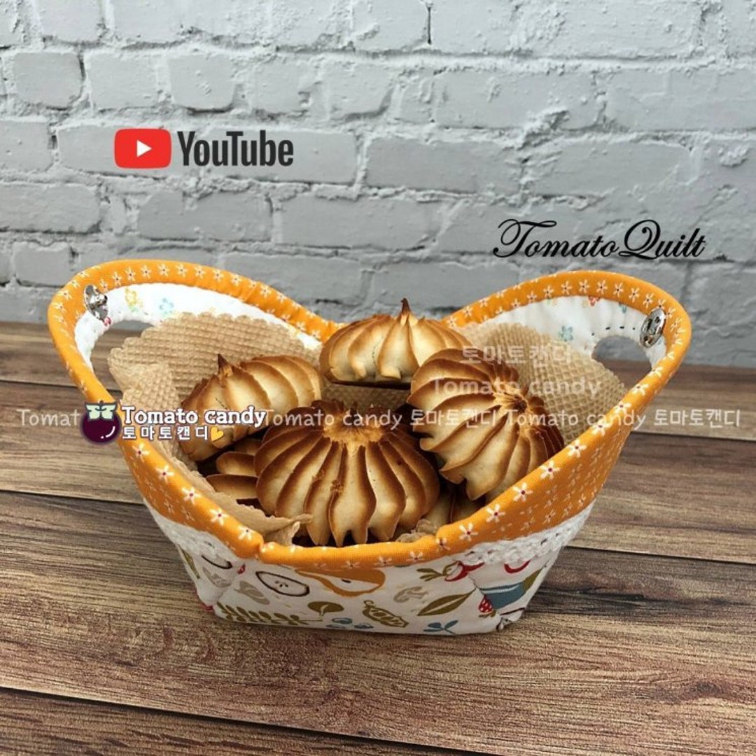 No.132 Candy's First Cookie Basket. Hand Sewing Pattern Only