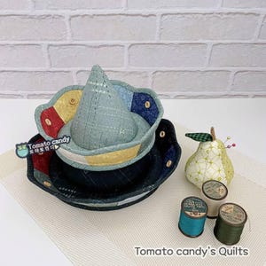 No.236 Two-Tier Thread Storage Basket PDF Sewing Pattern, YouTube Tutorial, No Written Instructions