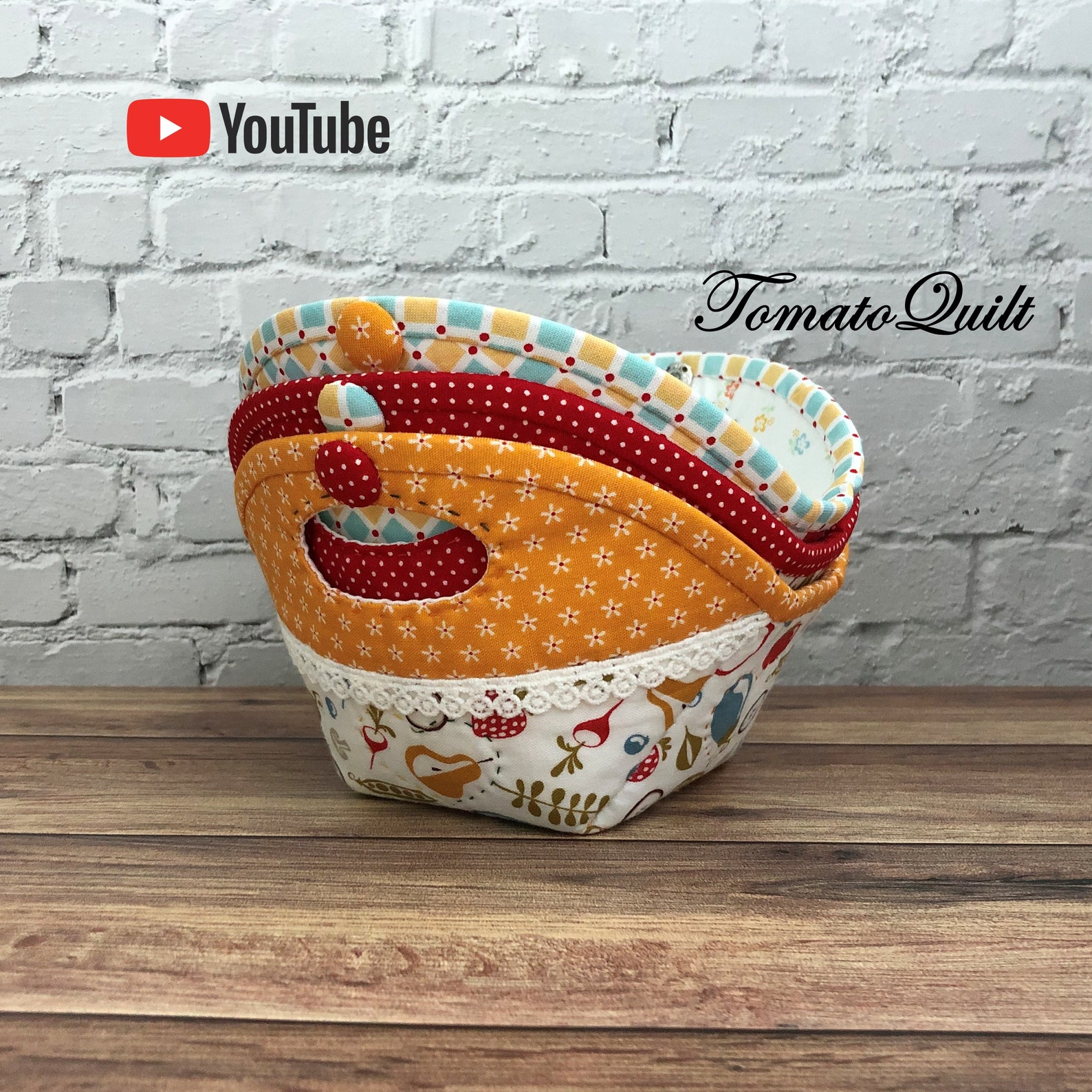 Quilt cookie BasketBowl PDF pattern only Etsy