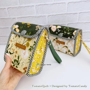 Bolsa com três bolsos nº 262. Dois modelos incluídos. Molde para costura à mão, YouTube, sem instruções escritas, download instantâneo.