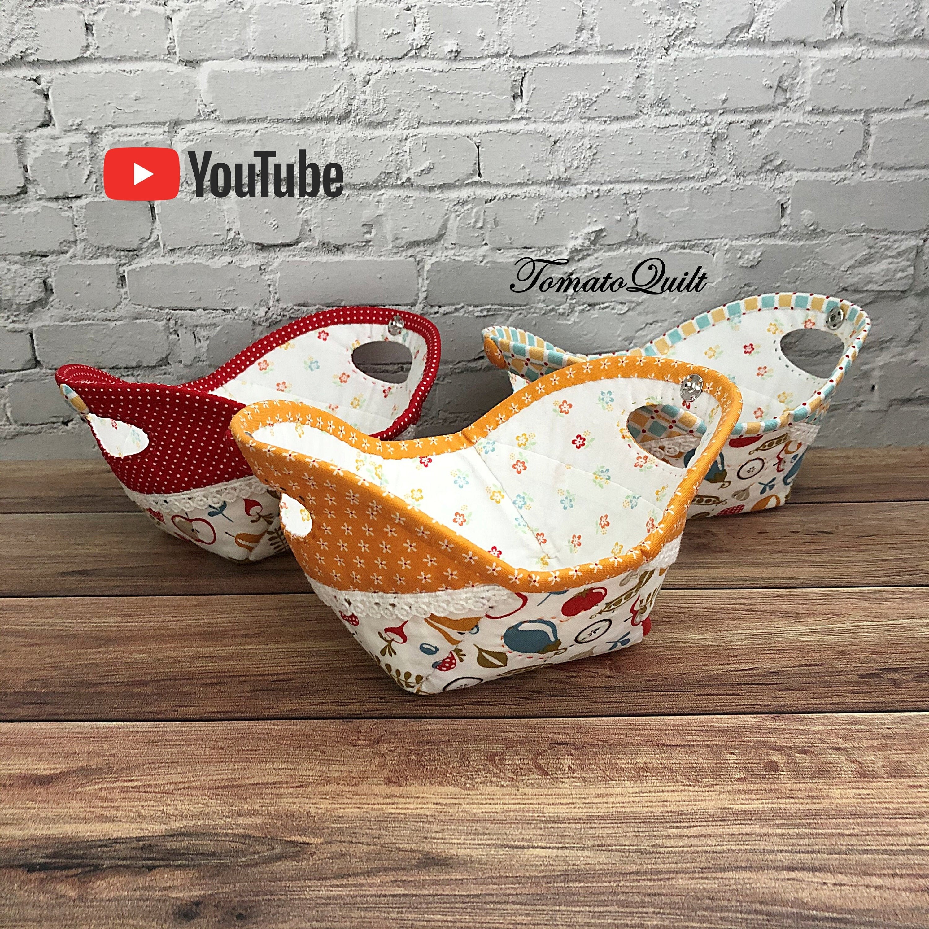 Quilt cookie Basket(Bowl) PDF pattern only