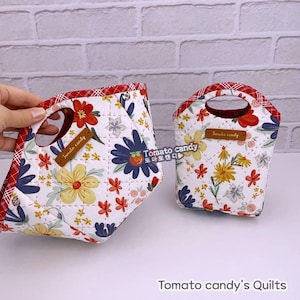 No.226 Candy's second cookie basket. Hand Sewing Pattern Only, YouTube Tutorial, No Written Instructions, Instant Download PDF.