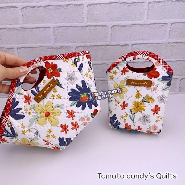 No.226 Candy's second cookie basket. Hand Sewing Pattern Only, YouTube Tutorial, No Written Instructions, Instant Download PDF.