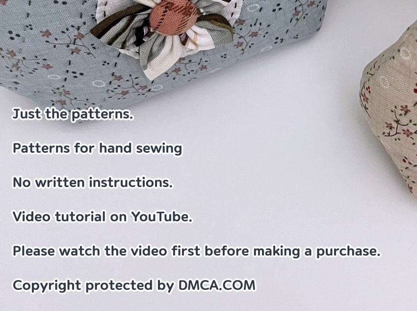 No.163 Flex Frame Pouch PDF Patterns Only Hand Sewing youtube
