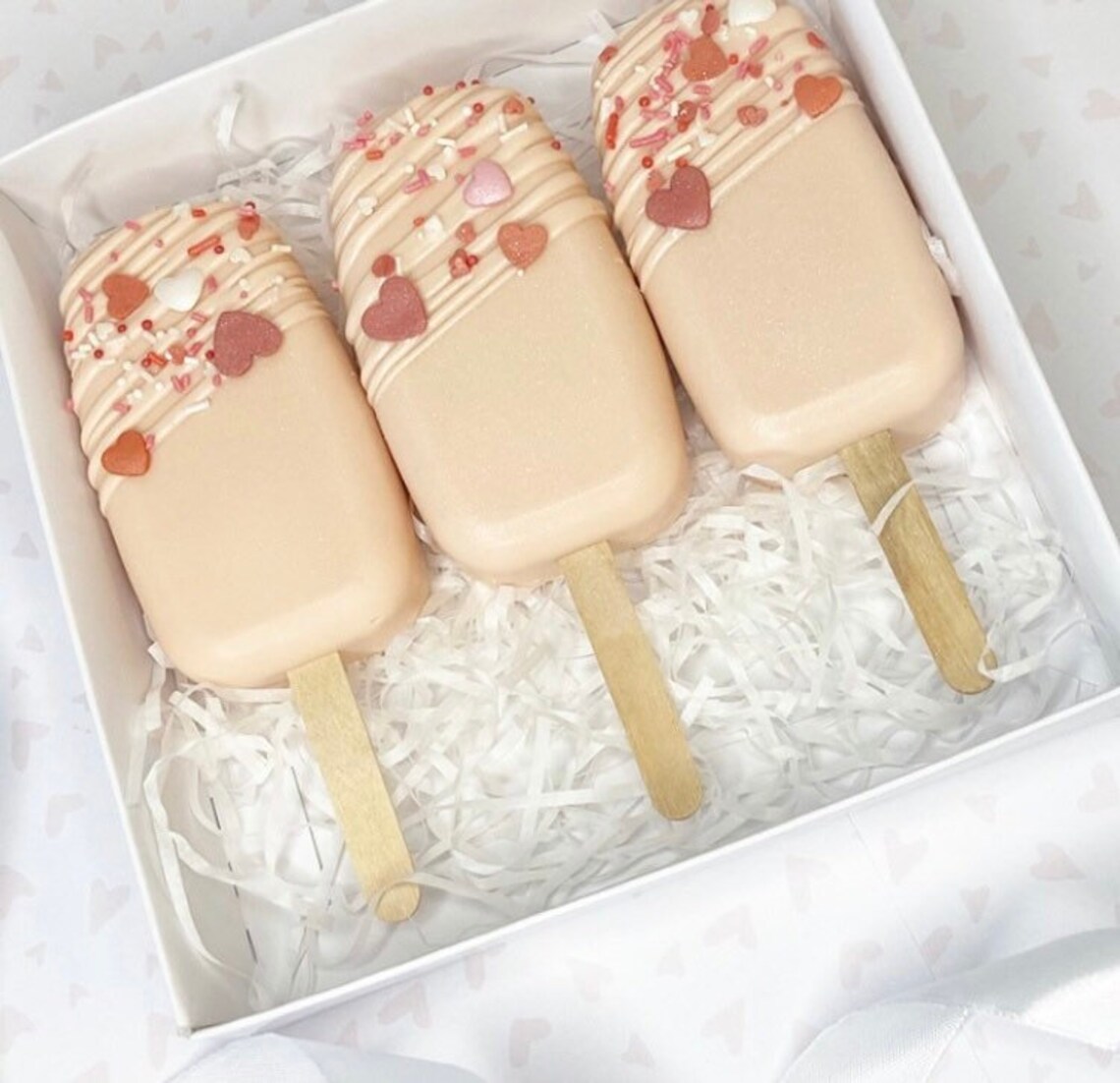 Pretty Pink Cakesicles Etsy