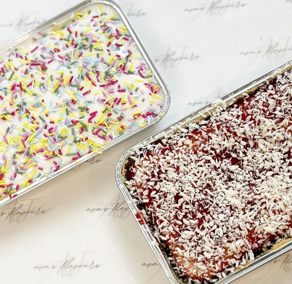 Primary School Cake Sprinkle Cake Jam and Coconut Etsy UK