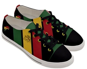 rasta color sneakers