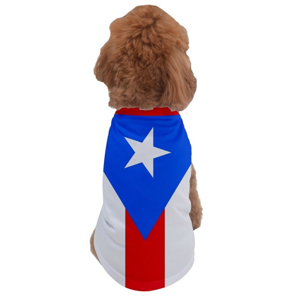 Puerto Rico Flag Dog Shirt  *Many Sizes Available.