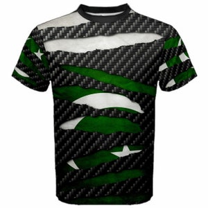 Pakistan Beast Ripped Flag T-shirt