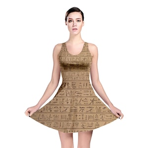 Mexican Mayan Ancient Reversible Sleeveless Skater Dress