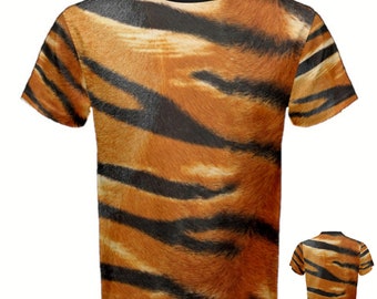 Tiger Stripe Skin Pattern T-shirt