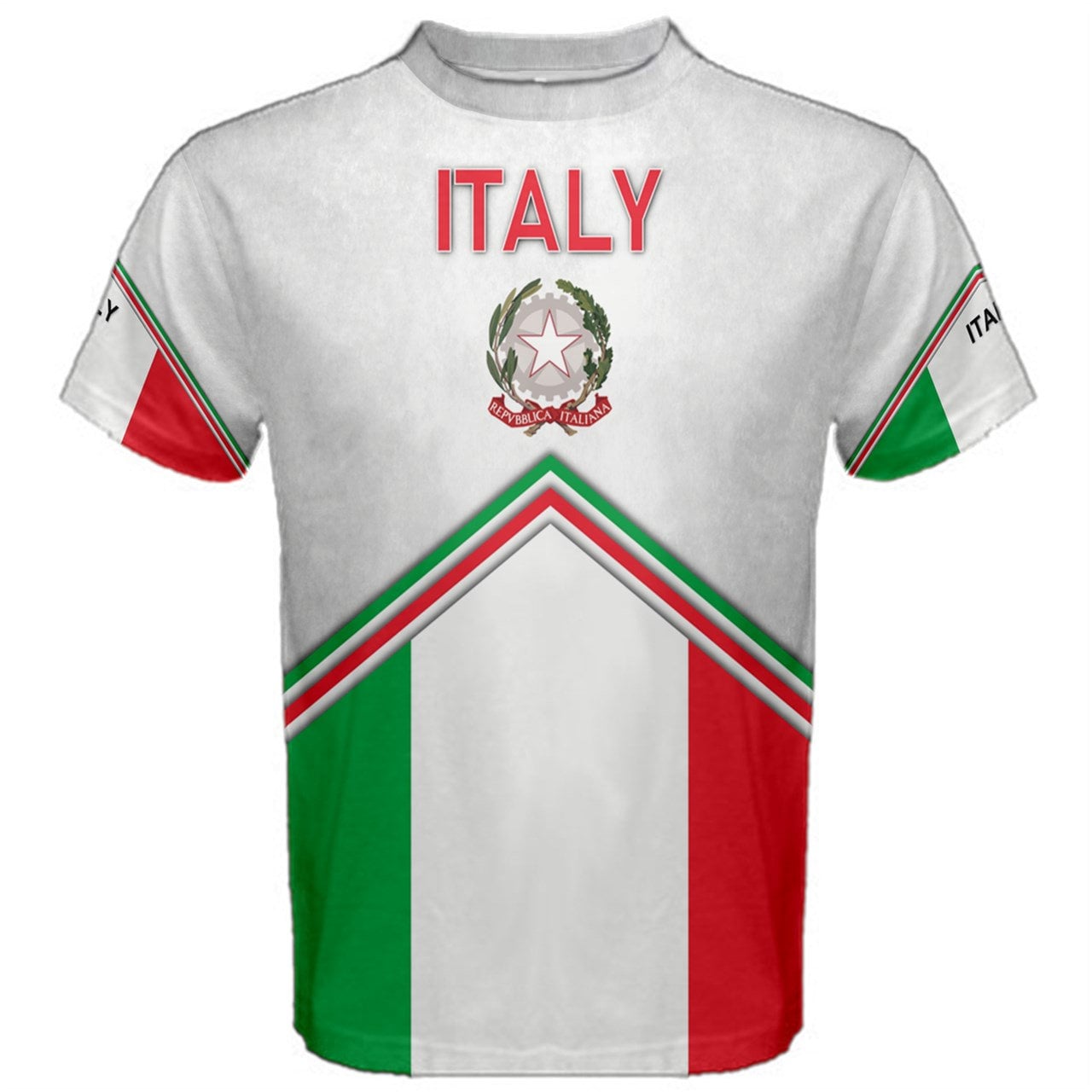 Camiseta Bandera y Escudo de Italia