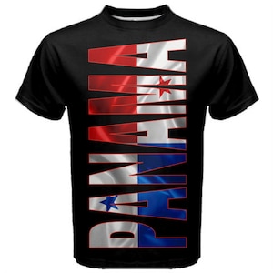 Panama National Flag Text T-shirt