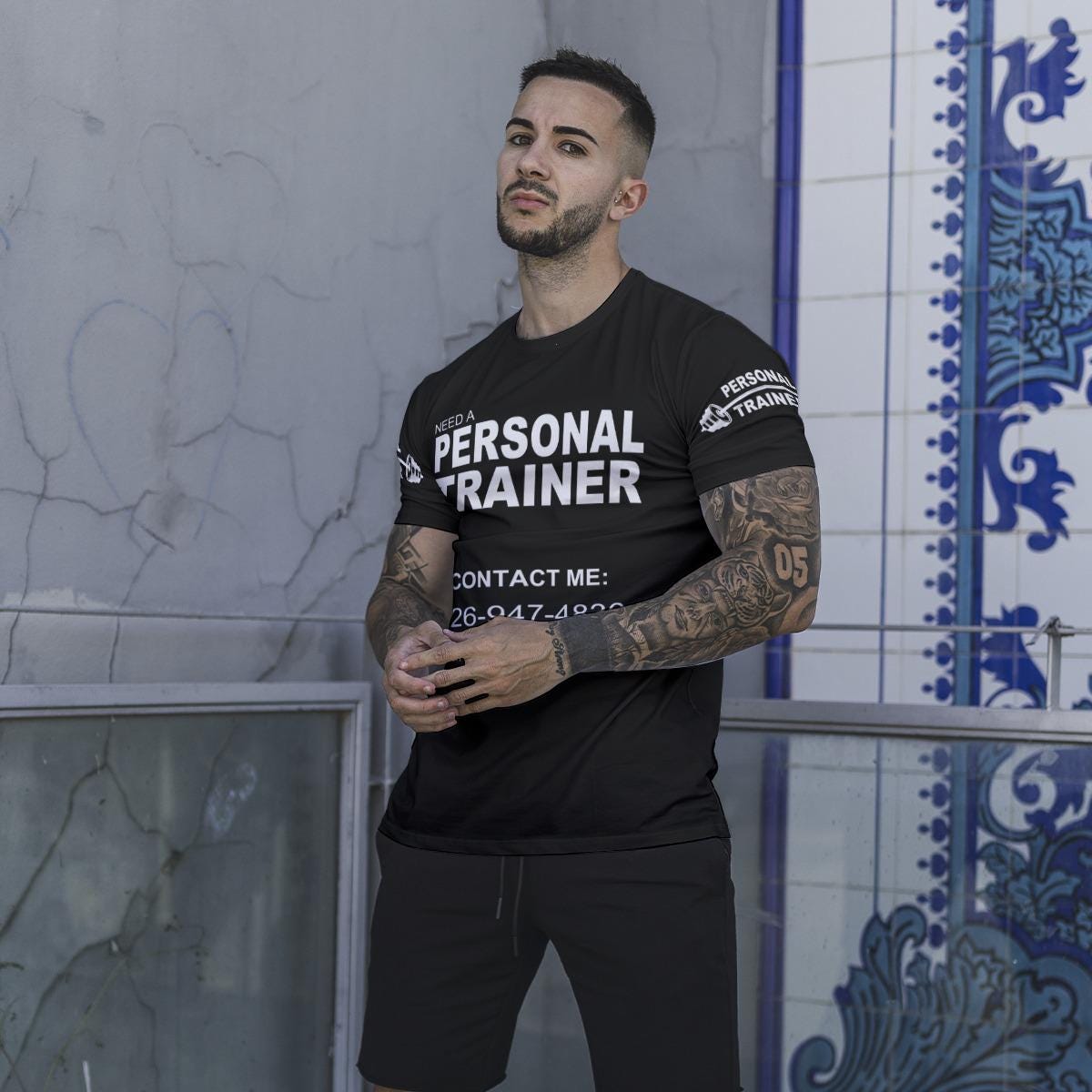 Personal Trainer Abbigliamento Per Palestra Uomo Gym Trainer Shirt