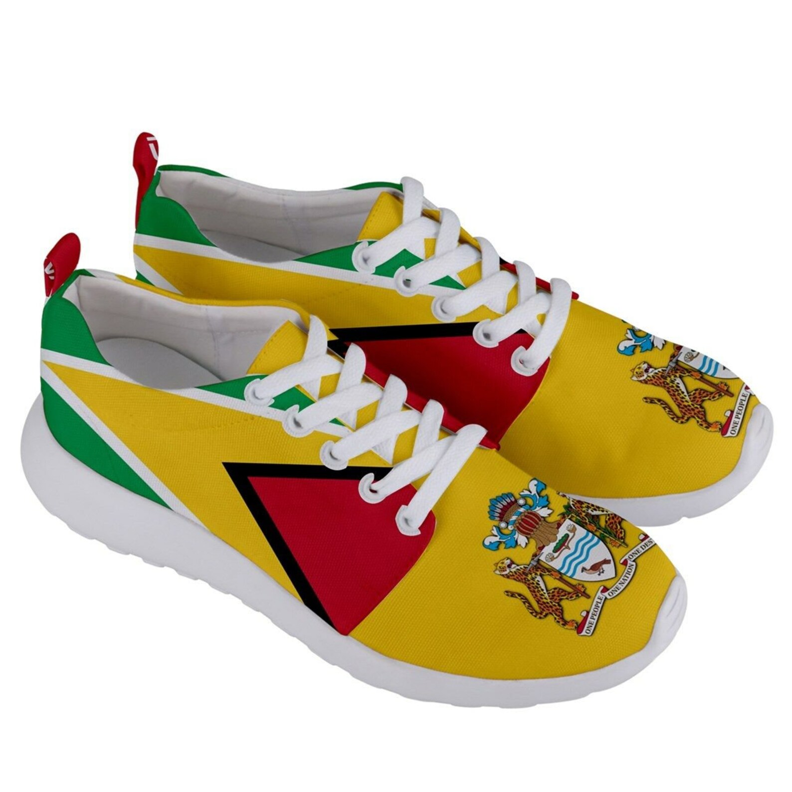 Unique Guyana Flag Shoes Etsy