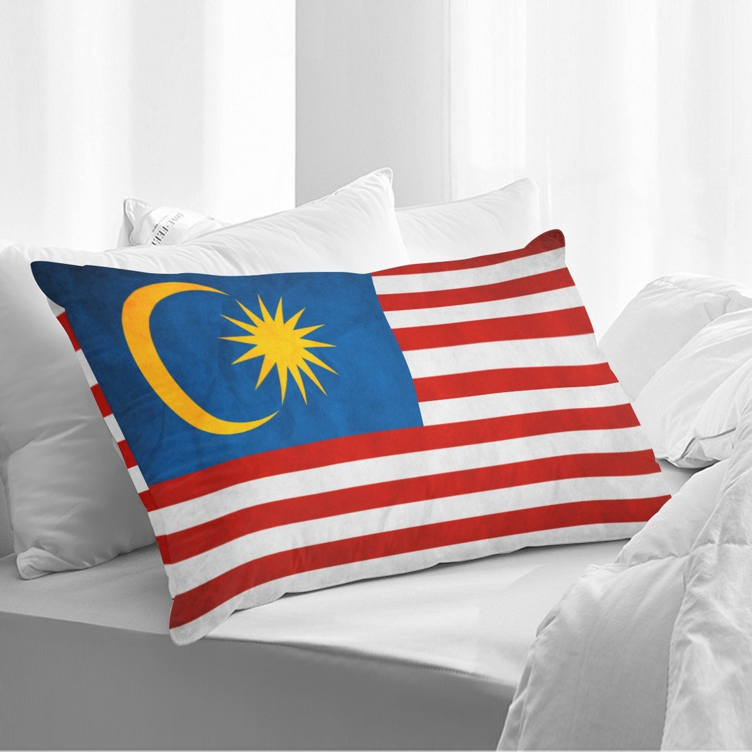 Malaysia Flag Allover Print Rectangular Pillow main image 0