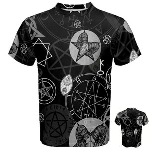 Occult Symbol Satanic Supernatural Vampires Witch Witchcraft Black Magic T-shirt