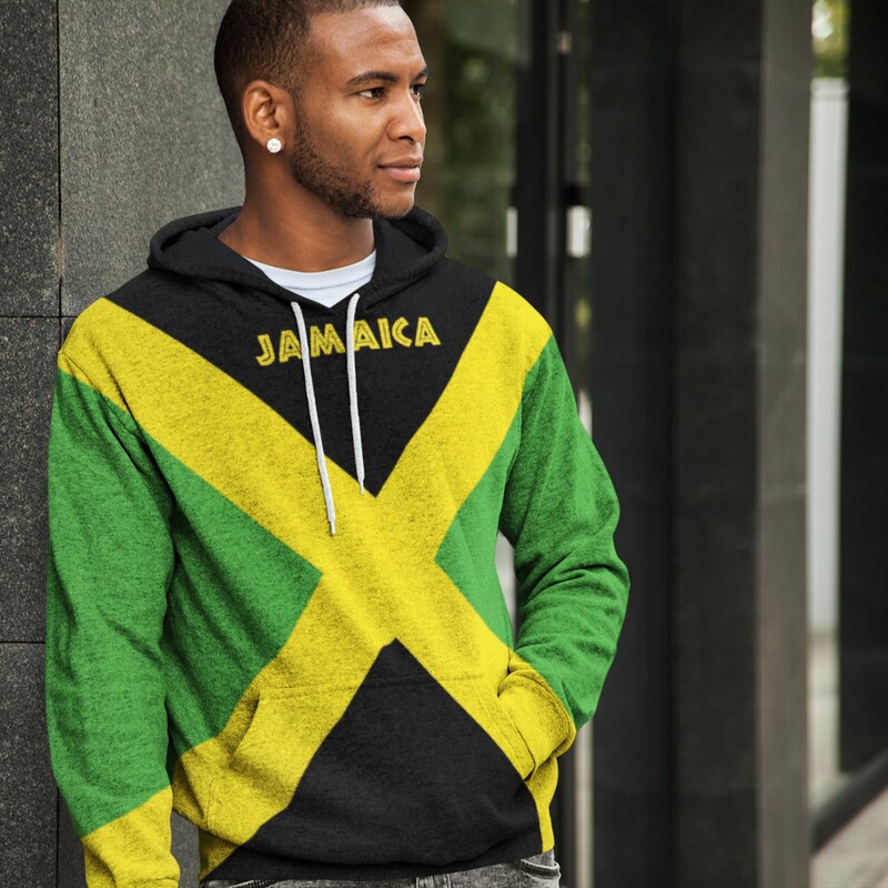JAMAICA TWO TONE PULLOVER- GREEN main image 1