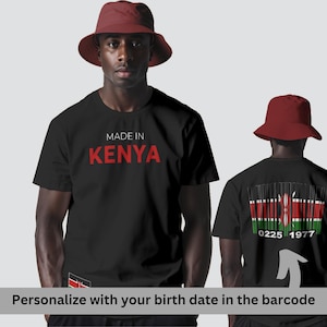 Kenyas flagga, ...