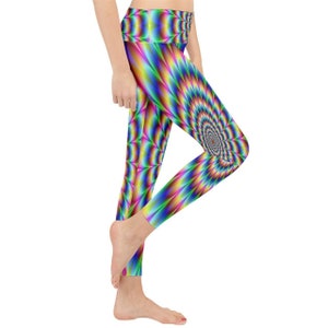 Optical Illusion Trippy Ladies Leggings
