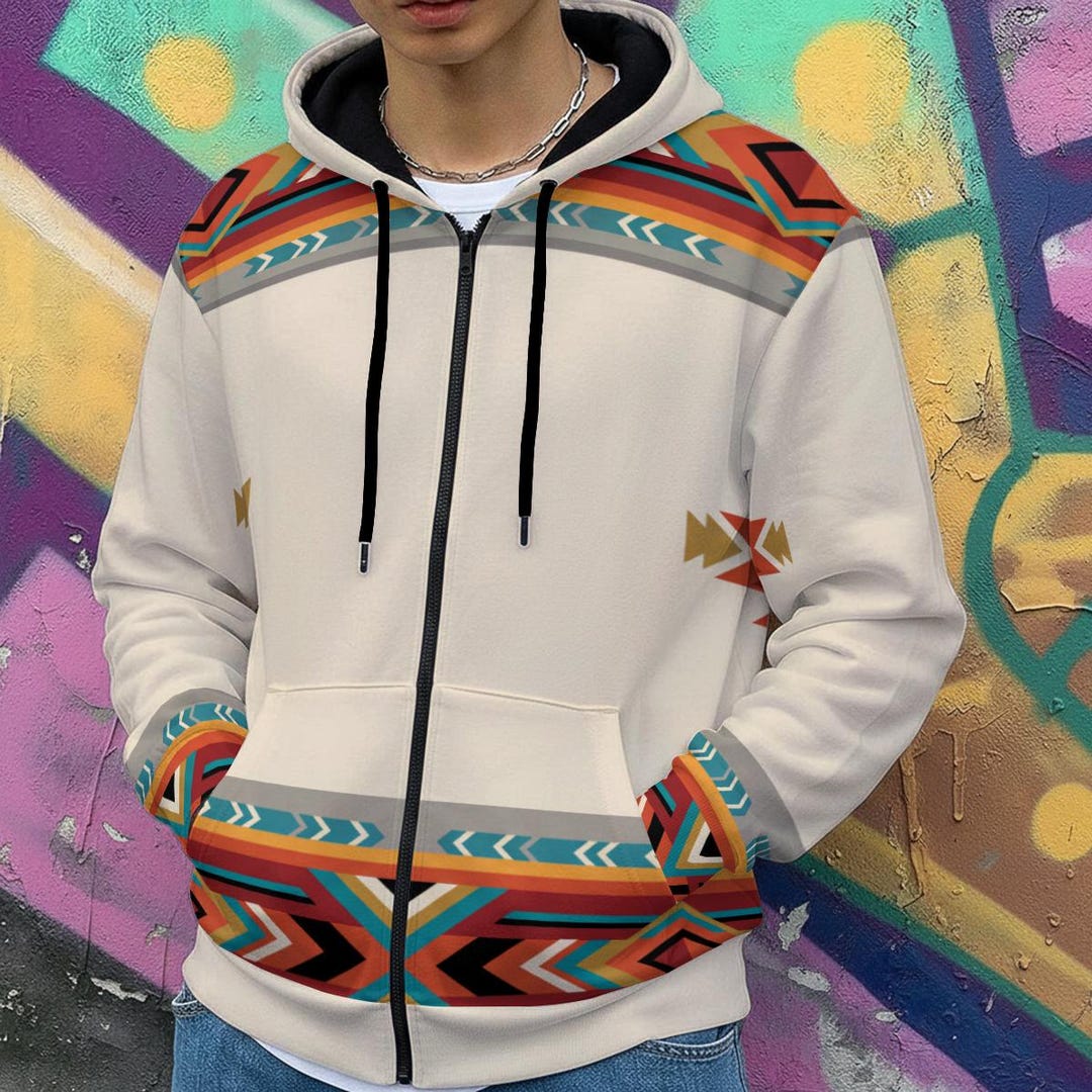 Native Indian Aztec Design Art Indigenous Geometric Pattern Tan Color ...