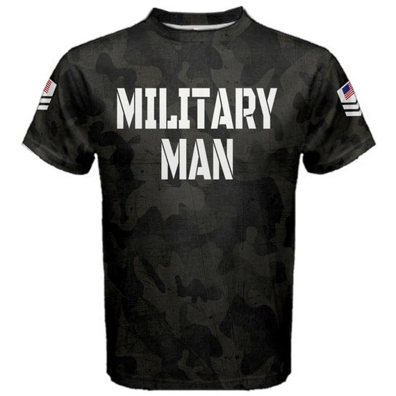 T shirt militaire americain de camouflage vert Etsy France