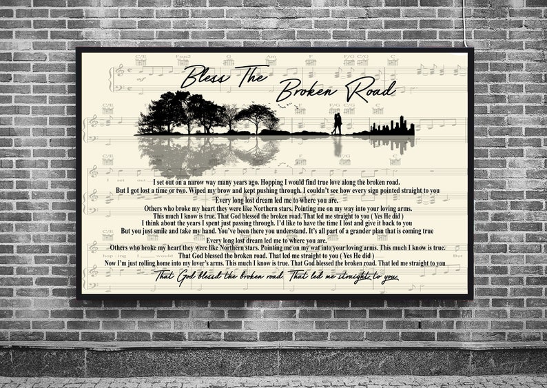 lyrics to god bless the broken roads