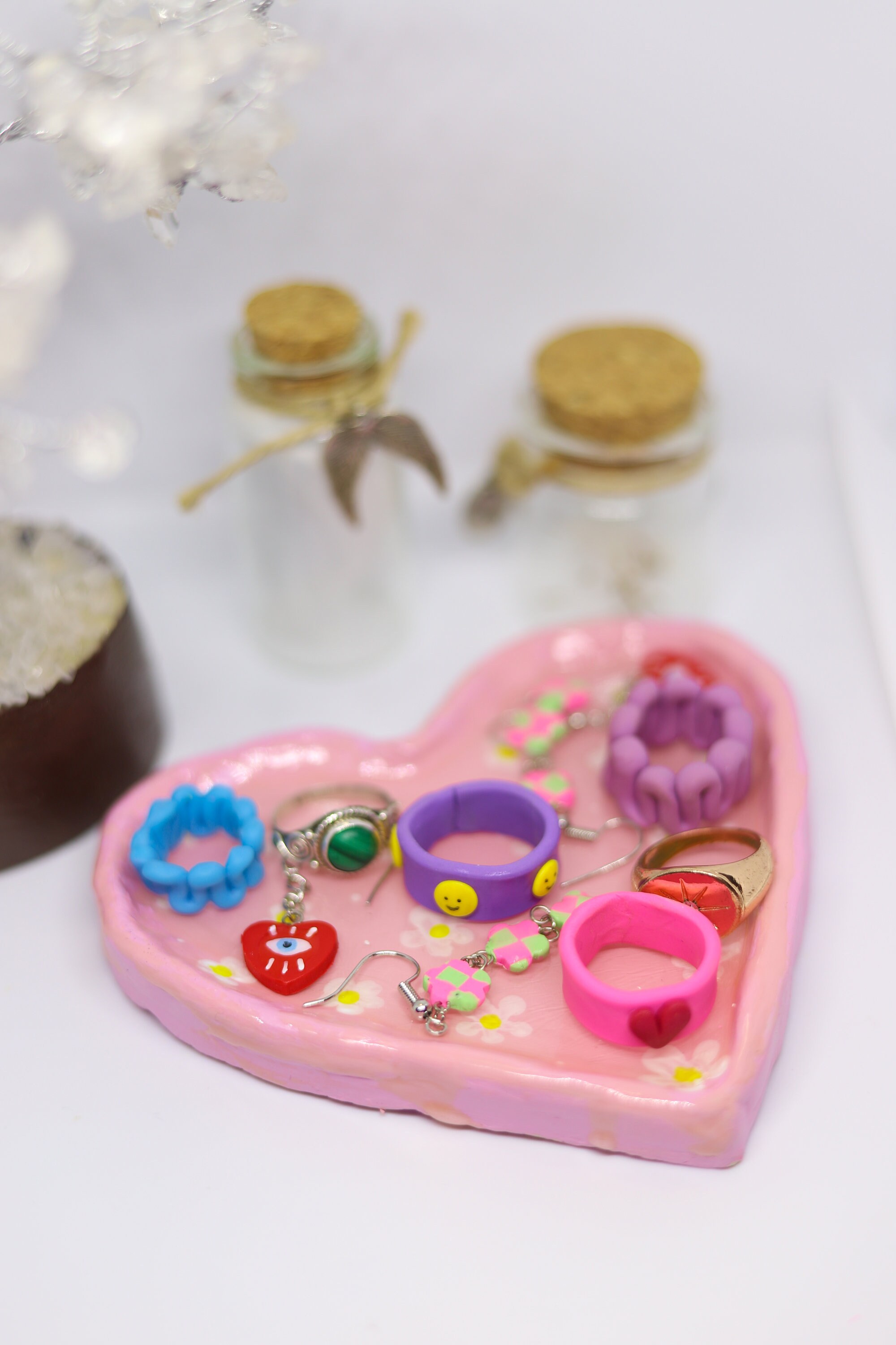 Daisy Jewellery Tray Trinket Tray Trinket Dish Cute Etsy