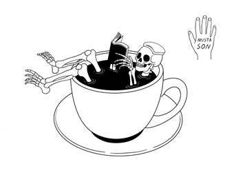 Coffee Illustration Etsy