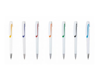 Personalized Brand Logo Plastic Pen, Custom Made Laser Engraved Logo Pens, Wholesale Bulk Pen, Branding Promo, Pens With Text/Logo