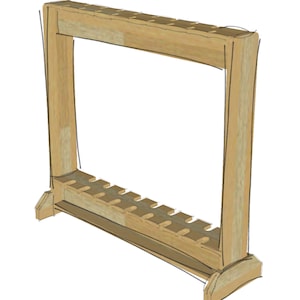 Design Document  for FIshing Rod Storage Rack
