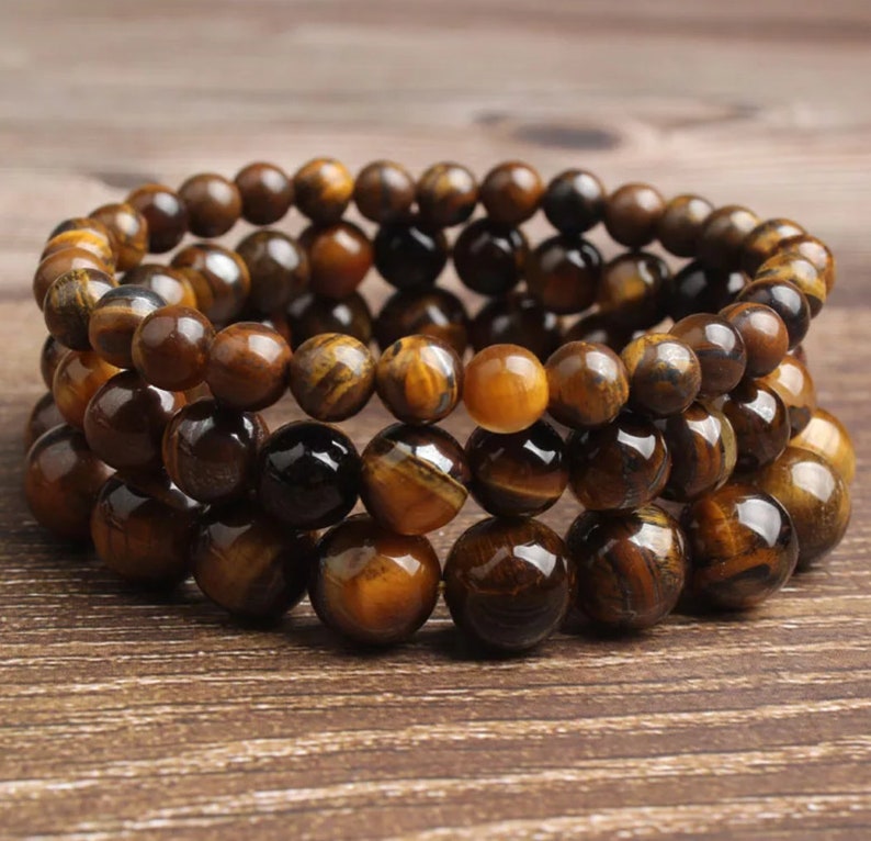 Natural Tiger Eye Stone Beads Bracelet DIY Jewelry Making Bracelet Necklace Beads Grade AAA 4681012mm Round Stone Beads Natural Beads
