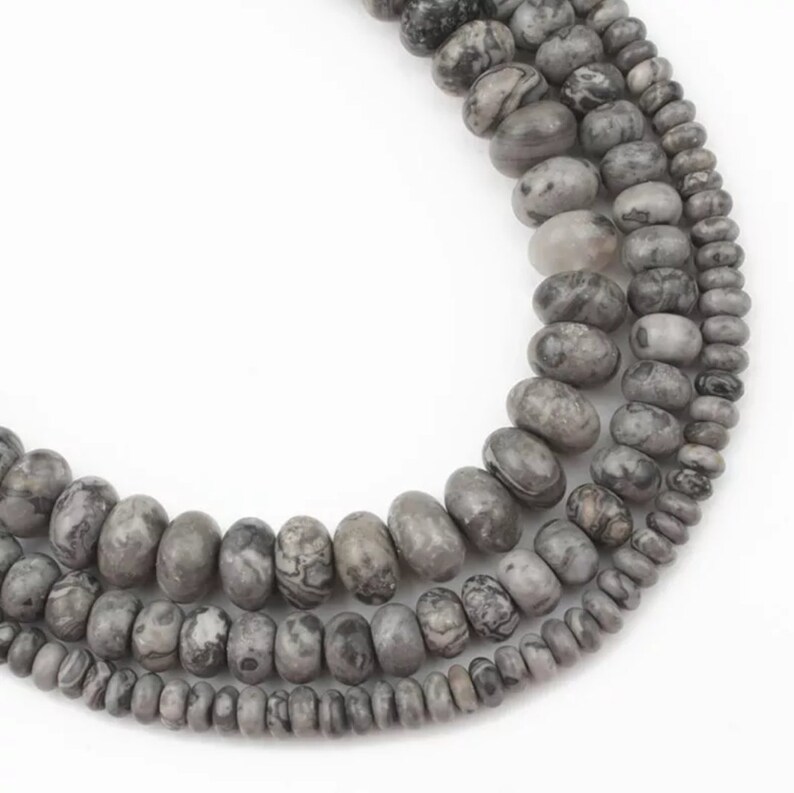Round Stone Beads Natural Map Jaspers Stone Beads DIY Jewelry Making Bracelet Necklace Beads High Quality Beads Grade AAA+4681012mm