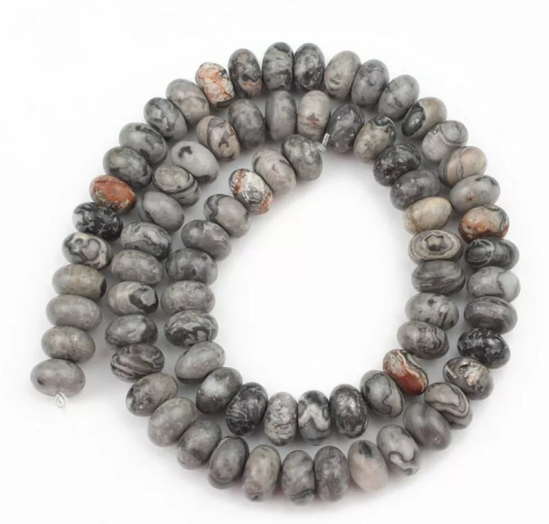 Round Stone Beads Natural Map Jaspers Stone Beads DIY Jewelry Making Bracelet Necklace Beads High Quality Beads Grade AAA+4681012mm