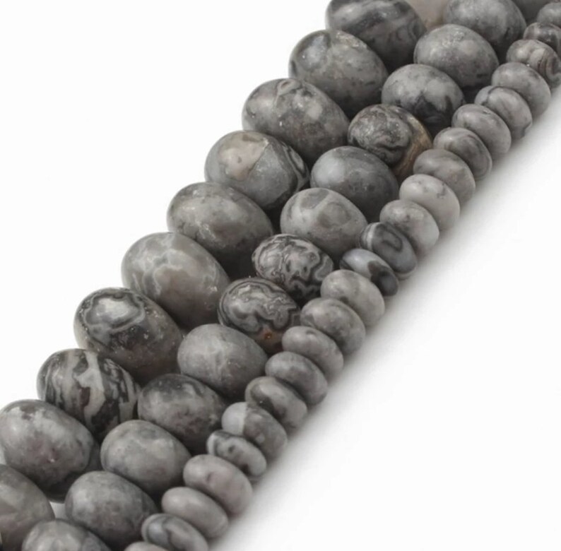 Round Stone Beads Natural Map Jaspers Stone Beads DIY Jewelry Making Bracelet Necklace Beads High Quality Beads Grade AAA+4681012mm
