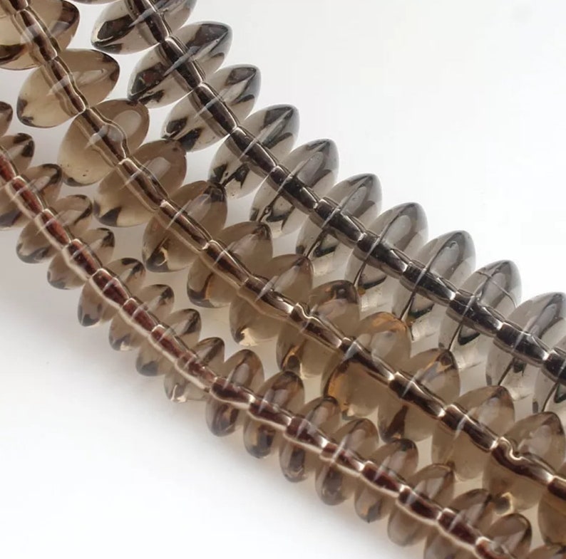 Smoky Quartzs Crystal Glass Beads Needle Work Smooth Beads Grade AAA+4681012mm Jewelry Making Bracelet Beads