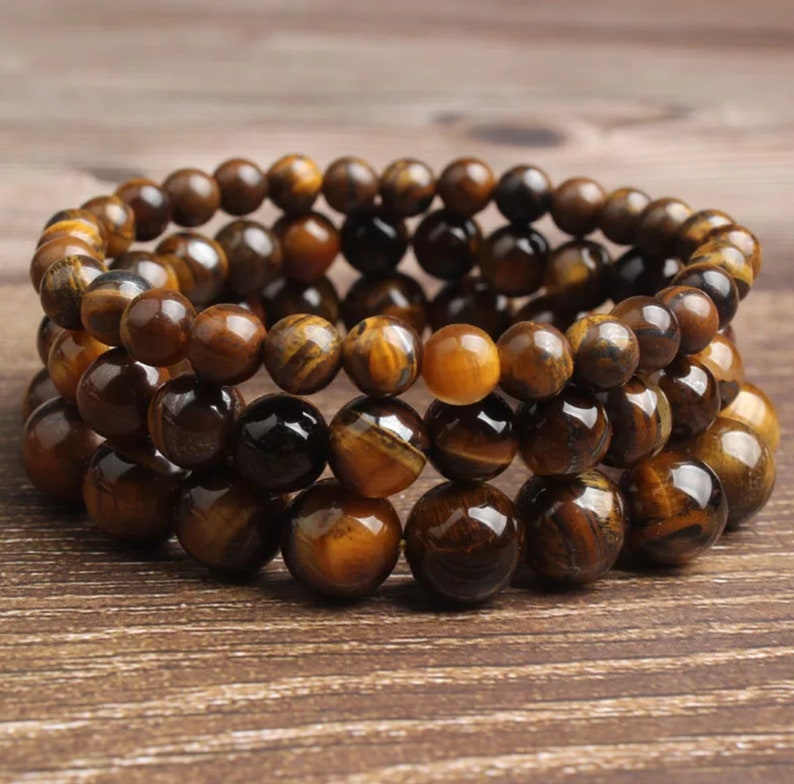 Natural Tiger Eye Stone Beads Bracelet DIY Jewelry Making Bracelet Necklace Beads Grade AAA 4681012mm Round Stone Beads Natural Beads