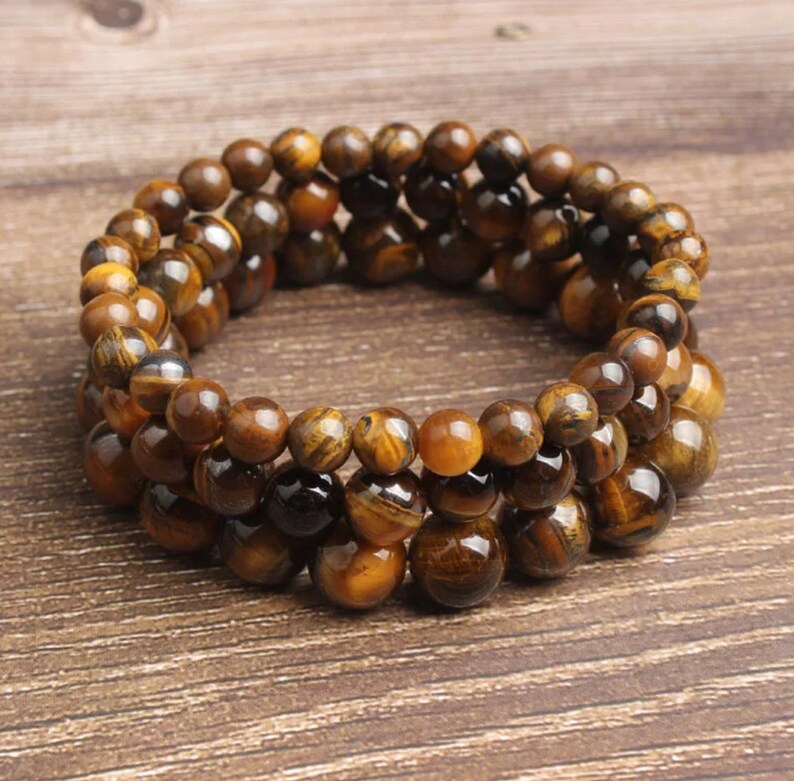Natural Tiger Eye Stone Beads Bracelet DIY Jewelry Making Bracelet Necklace Beads Grade AAA 4681012mm Round Stone Beads Natural Beads