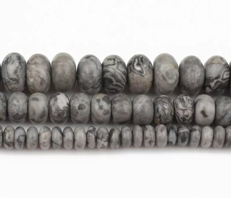 Round Stone Beads Natural Map Jaspers Stone Beads DIY Jewelry Making Bracelet Necklace Beads High Quality Beads Grade AAA+4681012mm