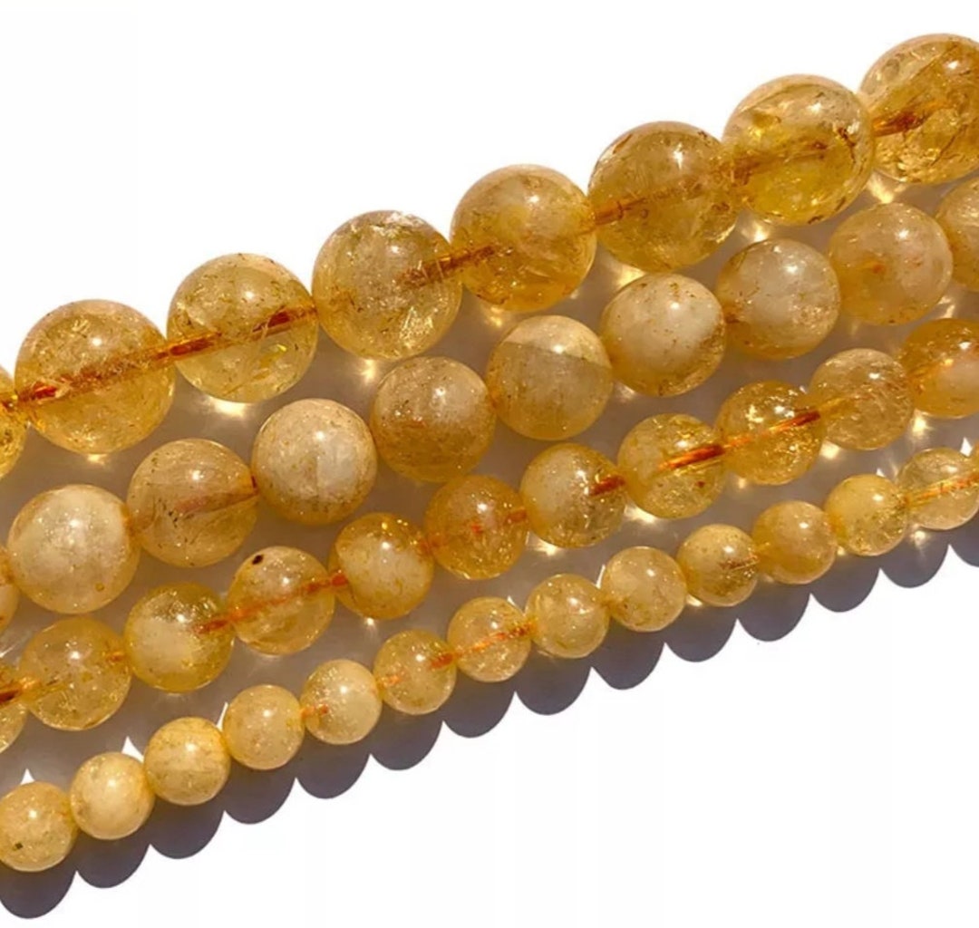 Crystal Topaz Beads. Jewelry Making. Round Beads. Crystal - Etsy