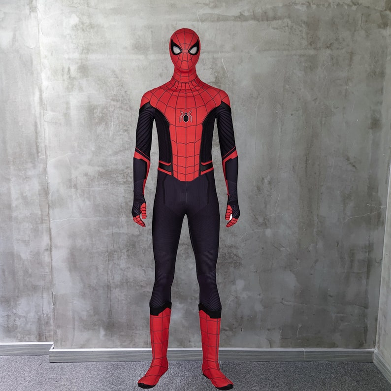 Spiderman Costume Cosplay Suit Peter Parker Spider-man Far - Etsy