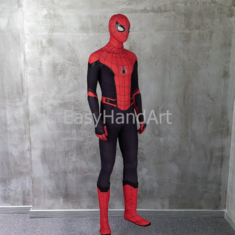 Spiderman Costume Cosplay Suit Peter Parker Spider-man Far | Etsy