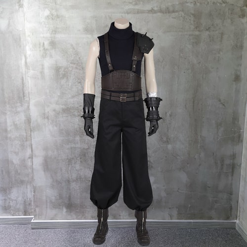 Final Fantasy VII Cloud Strife Cosplay Costume Made of Fake - Etsy
