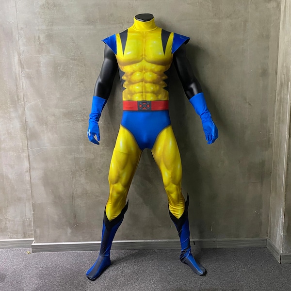 X-Men 97 Wolverine Bodysuit Costume Cosplay Suit